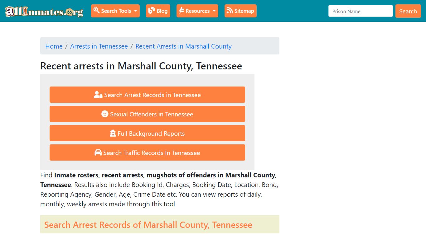 Recent arrests in Marshall County, Tennessee | Mugshots, Rosters ...